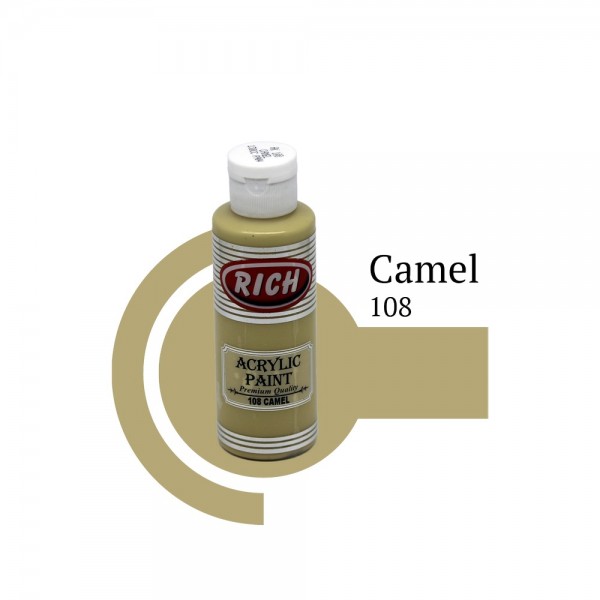 Rich Akrilik Boya 108-Camel (120 cc)