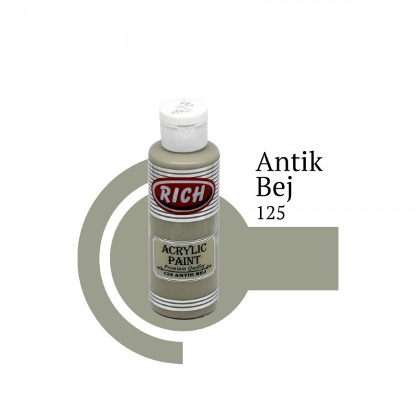 Rich Akrilik Boya 125-Antik Bej (120 cc)