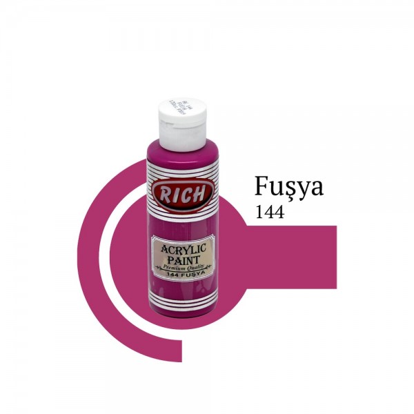 Rich Akrilik Boya 144-Fuşya (120 cc)
