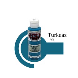 Rich Akrilik Boya 190-Turkuaz (120 cc)