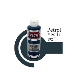 Rich Akrilik Boya 192-Petrol Yeşili (120 cc)