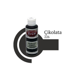 Rich Akrilik Boya 226-Çikolata (120 cc)