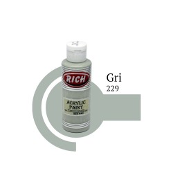 Rich Akrilik Boya 229-Gri (120 cc)