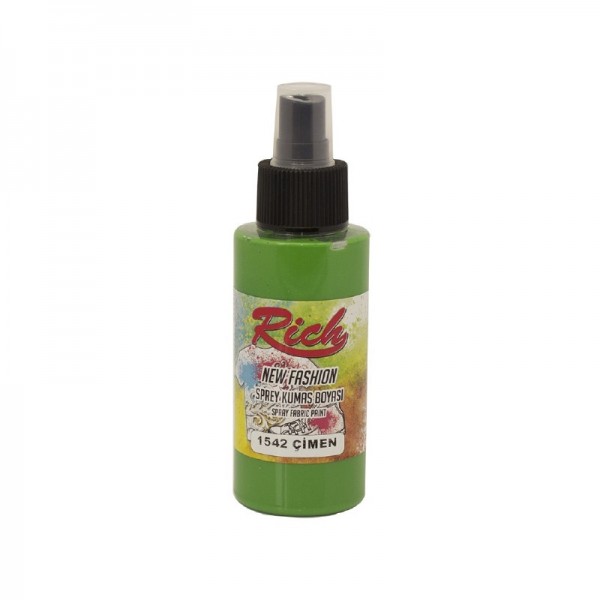 Rich New Fashion Sprey Kumaş Boyası 100cc-1542-ÇİMEN