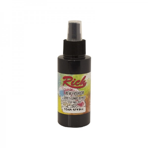 Rich New Fashion Sprey Kumaş Boyası 100cc-1548-SİYAH