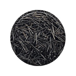 Boncuk Baş Siyah Kaplama Çivi (500 Gr)