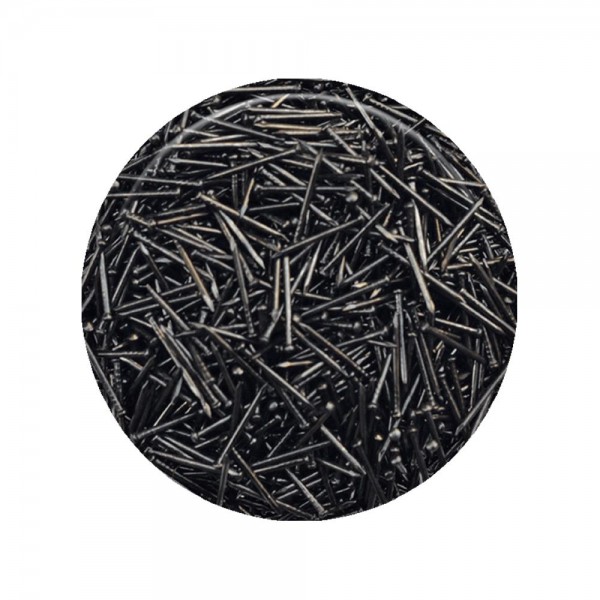 Boncuk Baş Siyah Kaplama Çivi (500 Gr)