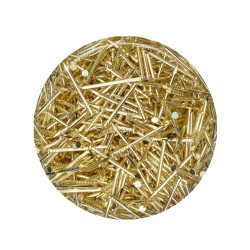 Düz Baş Nikel Sarı Kaplama Çivi (1 Kg) Düz Baş Nikel Sarı Kaplama Çivi (1 Kg)