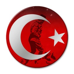 Daire Bayrak & Atatürk (Model:08)