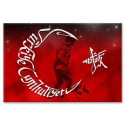 Kaligrafi Bayrak & Atatürk (Model:01)