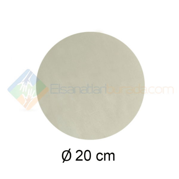 Daire Kesim Kavak Sunta (Çap:20 cm)