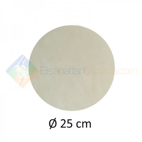 Daire Kesim Kavak Sunta (Çap:25 cm)