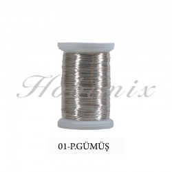 Filografi Teli (01-Parlak Gümüş)