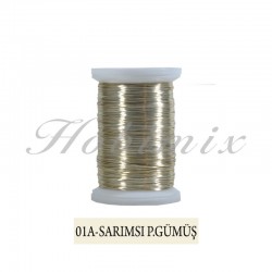 Filografi Teli (01A-Sarımsı P.Gümüş)