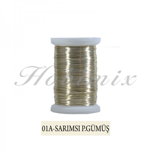 Filografi Teli (01A-Sarımsı P.Gümüş)