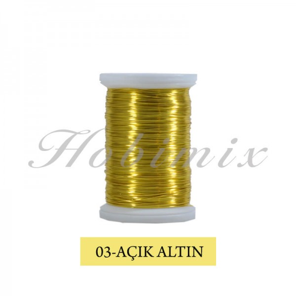 Filografi Teli (03-Açık Altın)