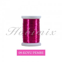 Filografi Teli (09-Koyu Pembe)