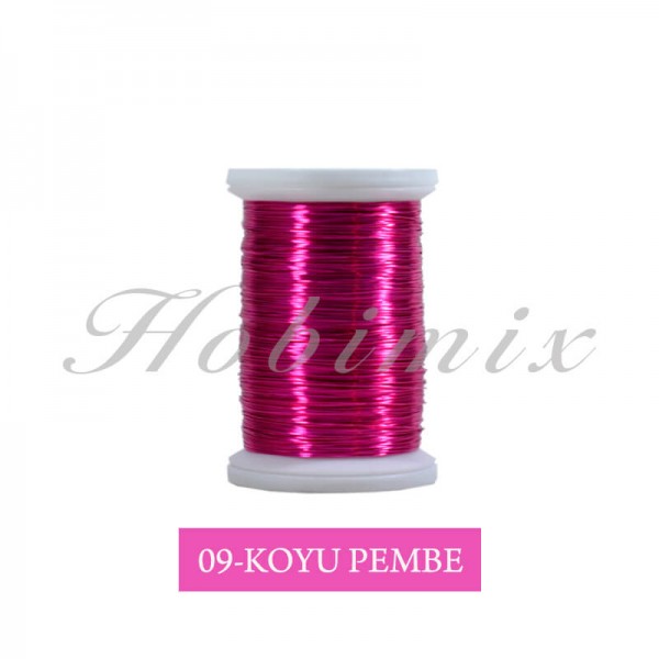 Filografi Teli (09-Koyu Pembe)