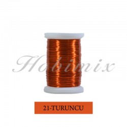 Filografi Teli (21-Turuncu)