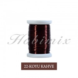 Filografi Teli (22-Koyu Kahve)