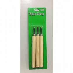 Gravür Oyma Seti 3'lü