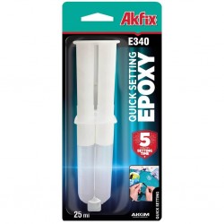 Akfix E340 Hızlı Epoksi Yapıştırıcı 25 ML